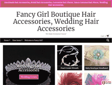 Tablet Screenshot of fancygirlboutique.com